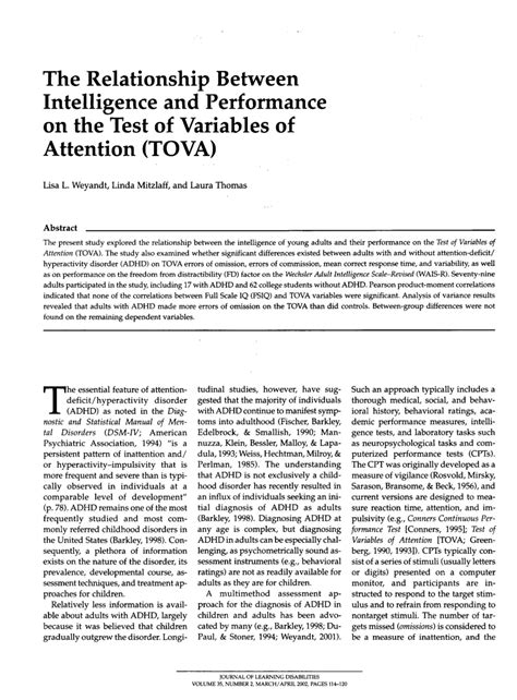 the tova company|Test of Variables of Attention .